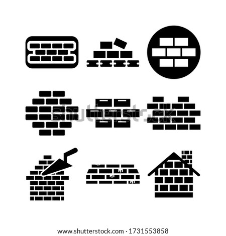 Bricklayer  icon or logo isolated sign symbol vector illustration - Collection of high quality black style vector icons
