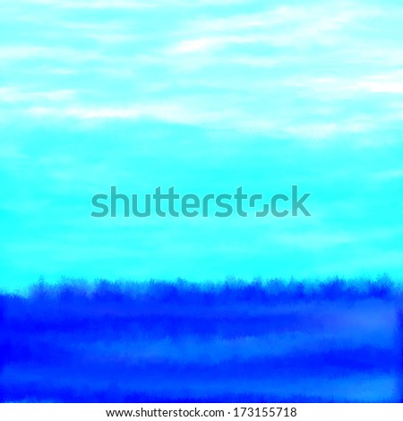 Blue Watercolor Hombre Water Background