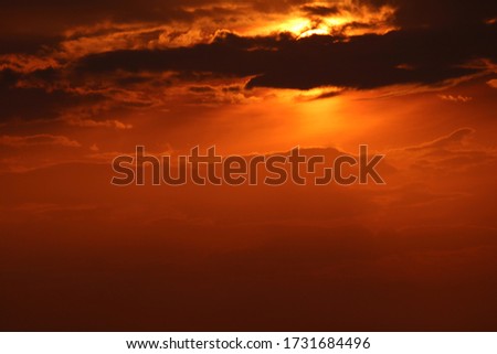 Sunrise (or Sun up) is the moment when the upper limb of the Sun appears on the horizon in the morning. The term can also refer to the entire process of the solar disk crossing the horizon and its 