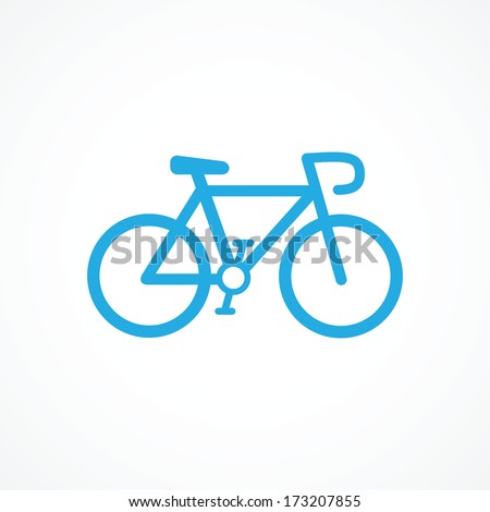 Bicycle icon Royalty-Free Stock Photo #173207855