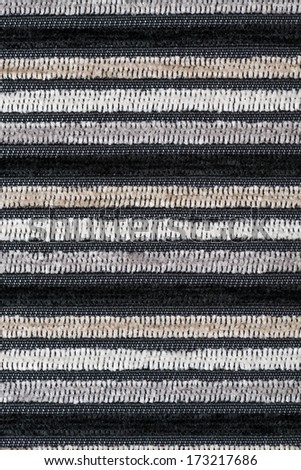 Black and white fabric texture background.