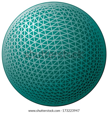 Sphere vector illustration.