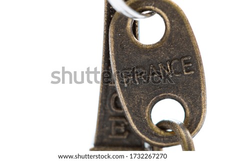 Keychain of the Eiffel Tower