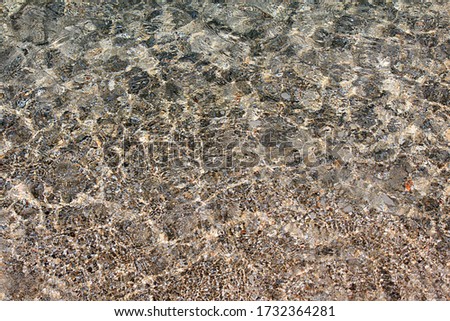 Sea background texture. Clear water. Flowing water surface. 