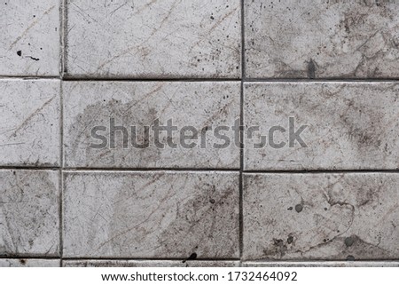 Dirty tile surface background and texture