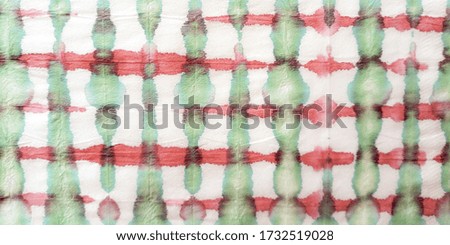 Soft blurred colorful geometric tie dye pattern on a white background. Watercolor contemporary dirty art style design. Elegant vintage abstract tie dye pattern with effect old paper.