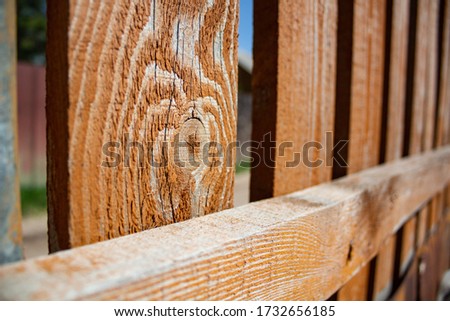 Real wooden texture of old
fence