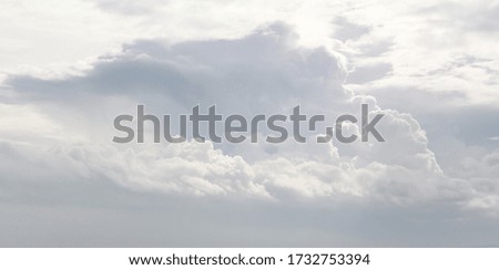 white cloud background and texture. grey and cloudy sky.