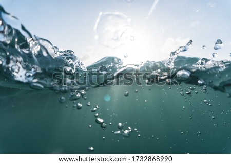 clean freash prue cold water