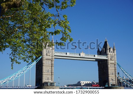 Tower Bridge in London, The UK, United Kingdom. Europe.