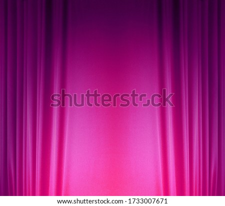Violet silk curtain abstract background.