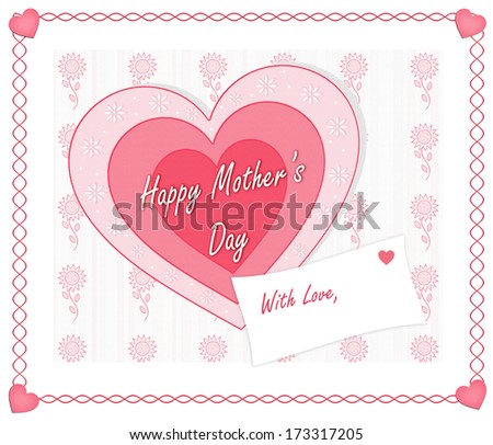 Mother's Day - With Love Text