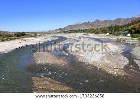 Calchaqui river, Cachi, Salta province, Argentina