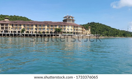 Langkawi, Malaysia - Picture of resort and sea in langkawi(in malaysia) island.