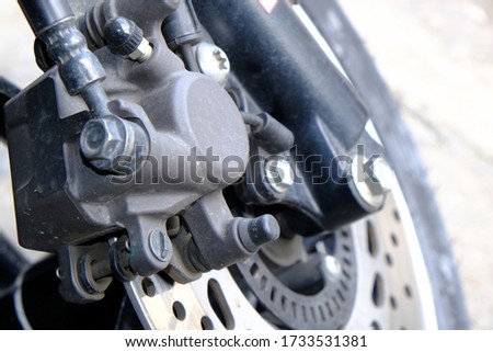 Front disc brake disc motorcycle