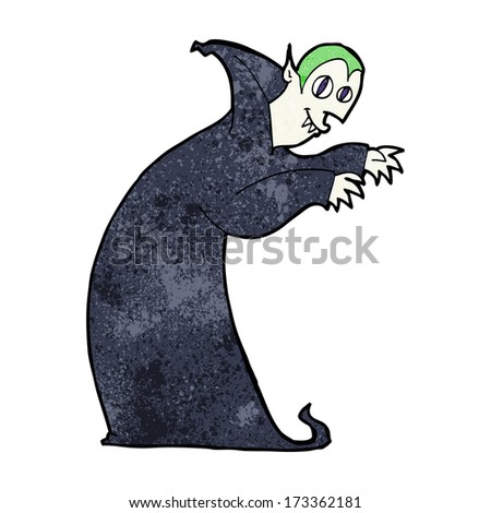 cartoon spooky vampire