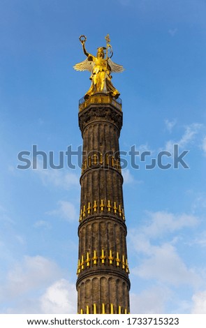 The Victory Column in Berlin city of Germany in Europe