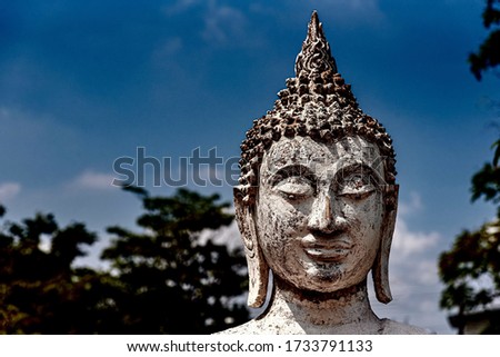 A beautiful shot of Buddha statue - religious concept
