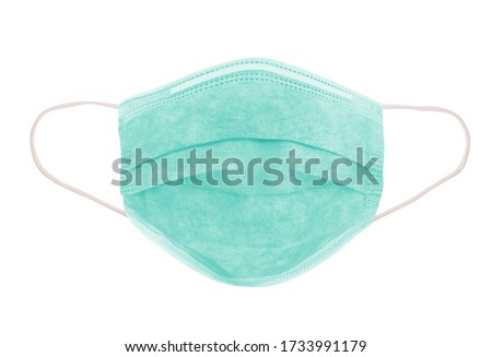 Protective surgical face mask to protect against virus. Pandemic outbreak Royalty-Free Stock Photo #1733991179