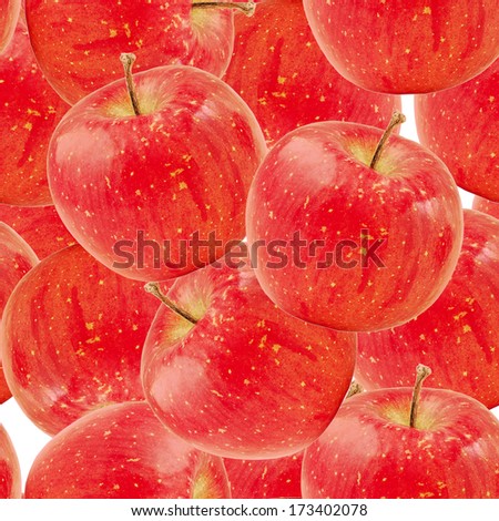 red apples, seamless background