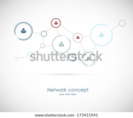 Social network concept Royalty-Free Stock Photo #173415941