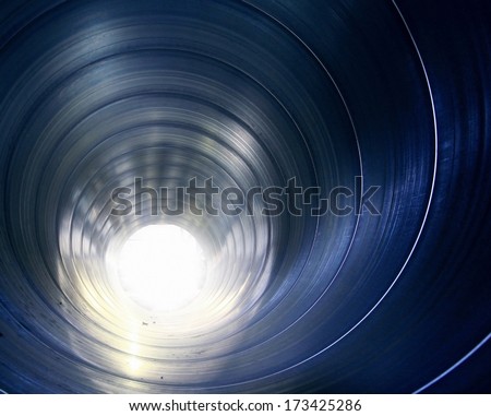 pipe metal texture inside Royalty-Free Stock Photo #173425286