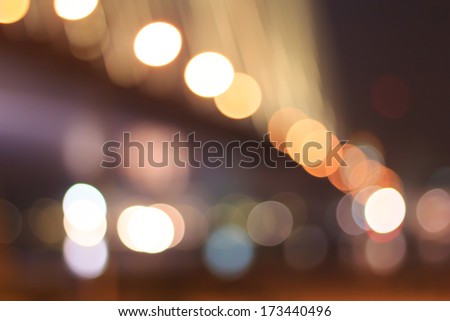 Photo of lights on black background