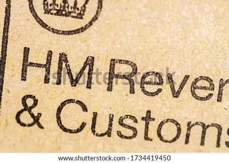 hm revenue and customs envelope Royalty-Free Stock Photo #1734419450