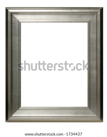 Silver Frame with clipping path