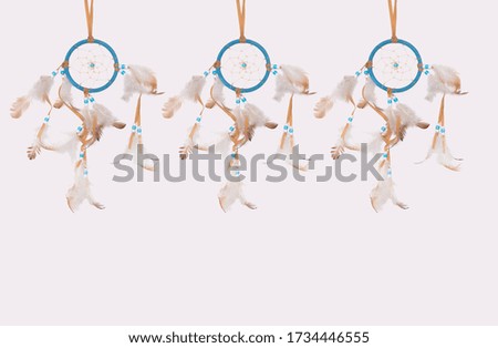 dream catchers on a white background
