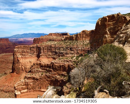 Striking rock formations of the Canyonlands National Park, Utah, USA