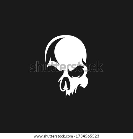 Skull logo Design Template Idea