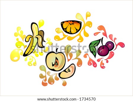 fruits illustrations