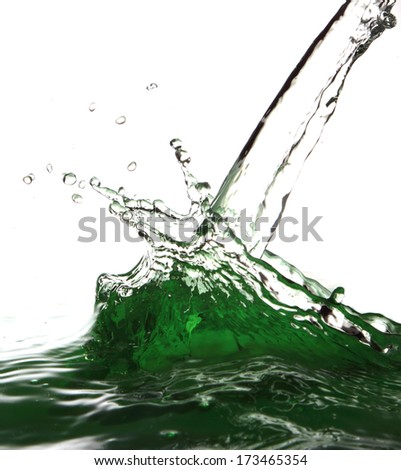 Beautiful splash of water