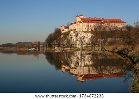 Church of Saints Peter and Paul and Benedictine abbey in Tyniec, Lesser Poland, Poland Royalty-Free Stock Photo #1734672233