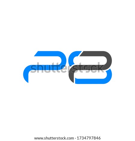 Letter P8 or PB logo design vector.
creative letter design.