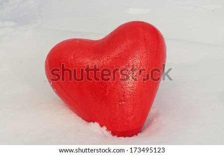 Heart in winter