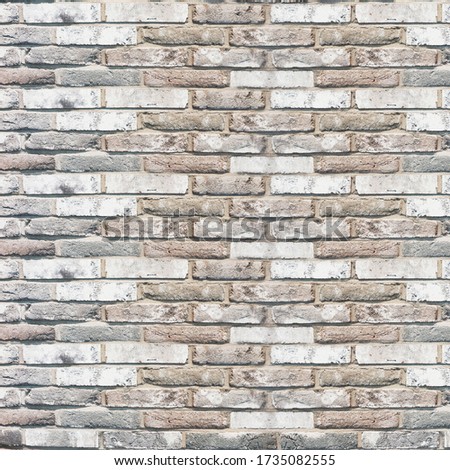an abstract pattern background painted on bricks