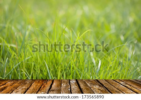 green grass with wood plank - fresh wallpaper lawn countryside summer rural scenery beautiful meadow
