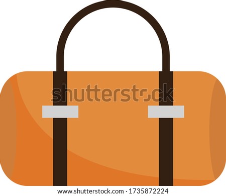 bags simple clip art vector illustration