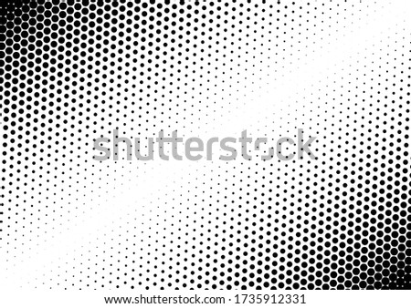 Vintage Dots Background. Distressed Grunge Texture. Halftone Pop-art Overlay. Points Monochrome Backdrop. Vector illustration
