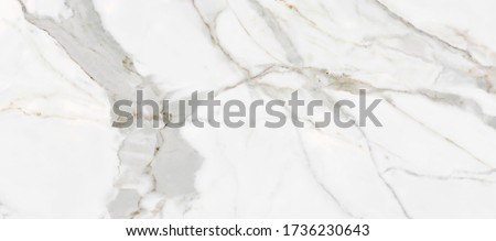 Carrara White premium marble texture white stone background, Interior kitchen or Bathroom design for Ceramic tile inkjet. Royalty-Free Stock Photo #1736230643