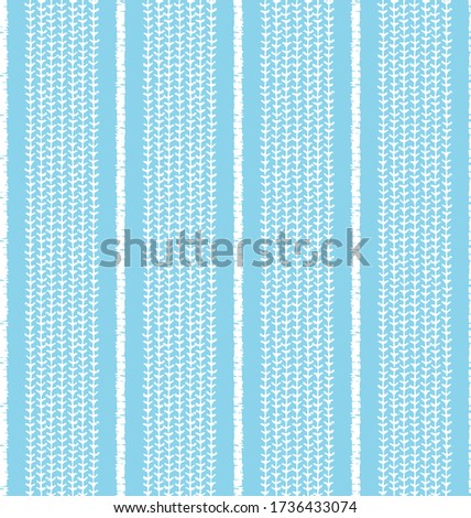seamless vertical leaf stripe pattern illustration