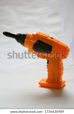 salvador, bahia / brazil - may 20, 2020: drill and screwdriver toy.
