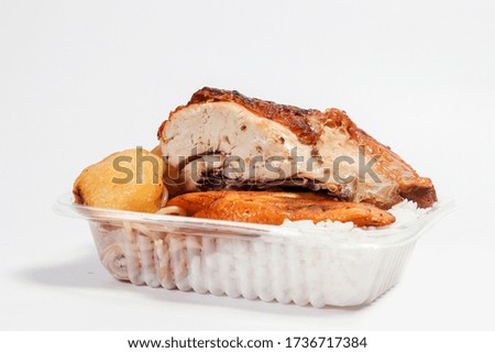 baked chicken, ready to serve very wholesome and wholesome