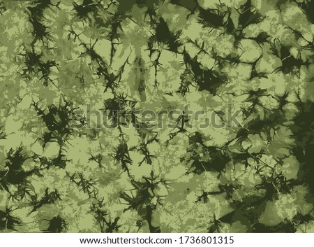 Green Camo Tie Dye Background Royalty-Free Stock Photo #1736801315