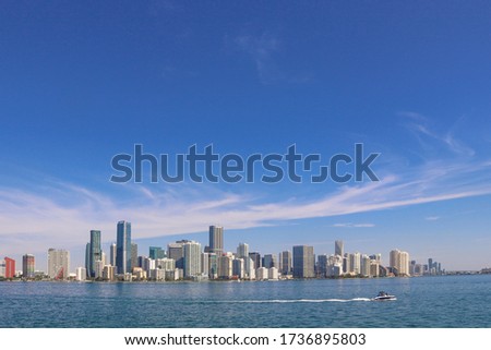 Downtown Miami / Brickell Skyline  - Biscayne Bay