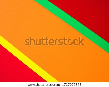 Color red, green, yellow, orange paper texture background for well use text present or promote your goods, products on free space background.