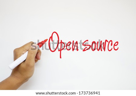 Open source sign on whiteboard