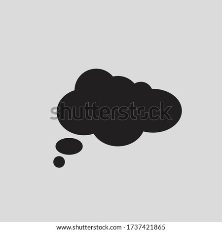 Thinking icon ,chat cloud icon design vector 
